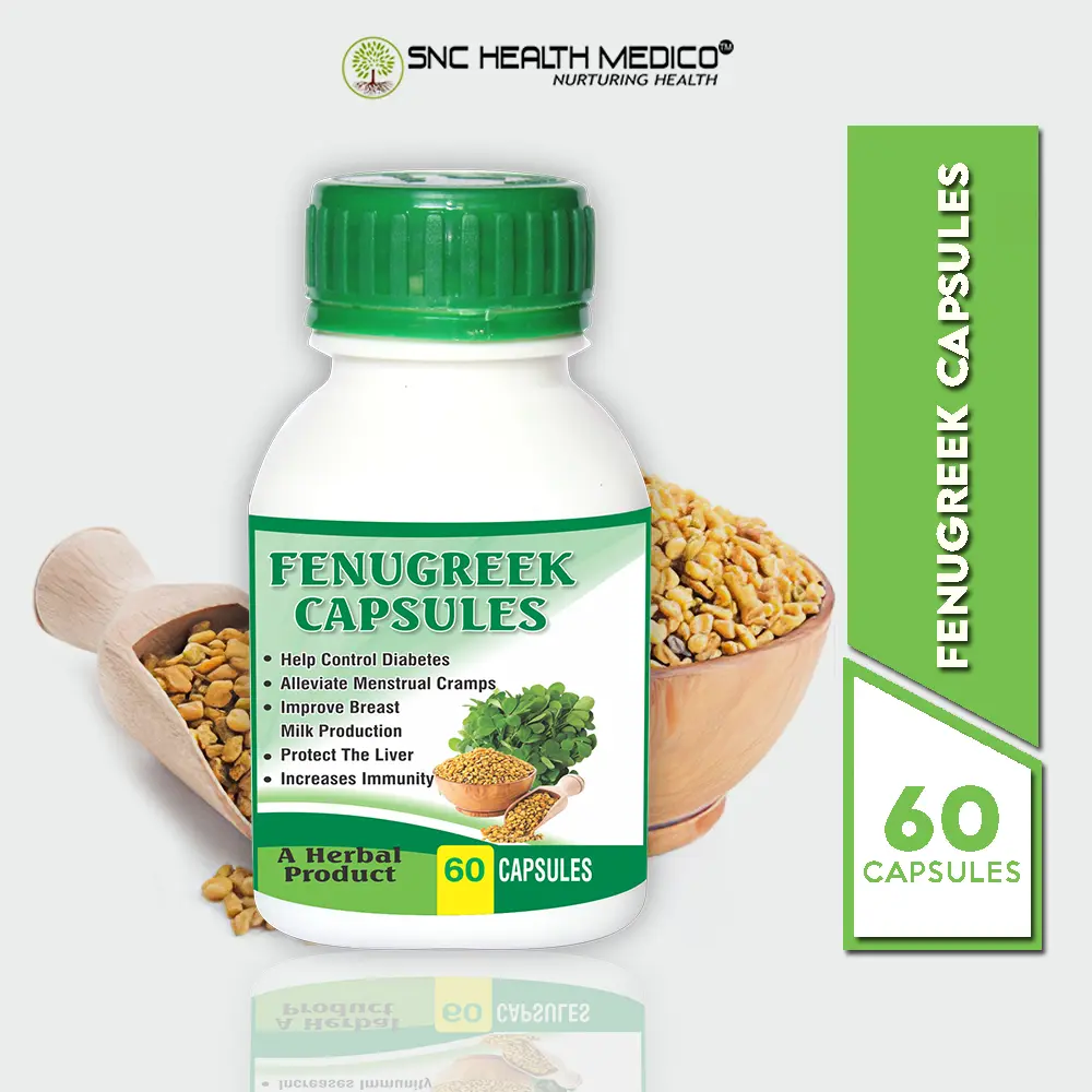 fenugreek capsules (1) Fenugreek Extract Capsules - Image 1