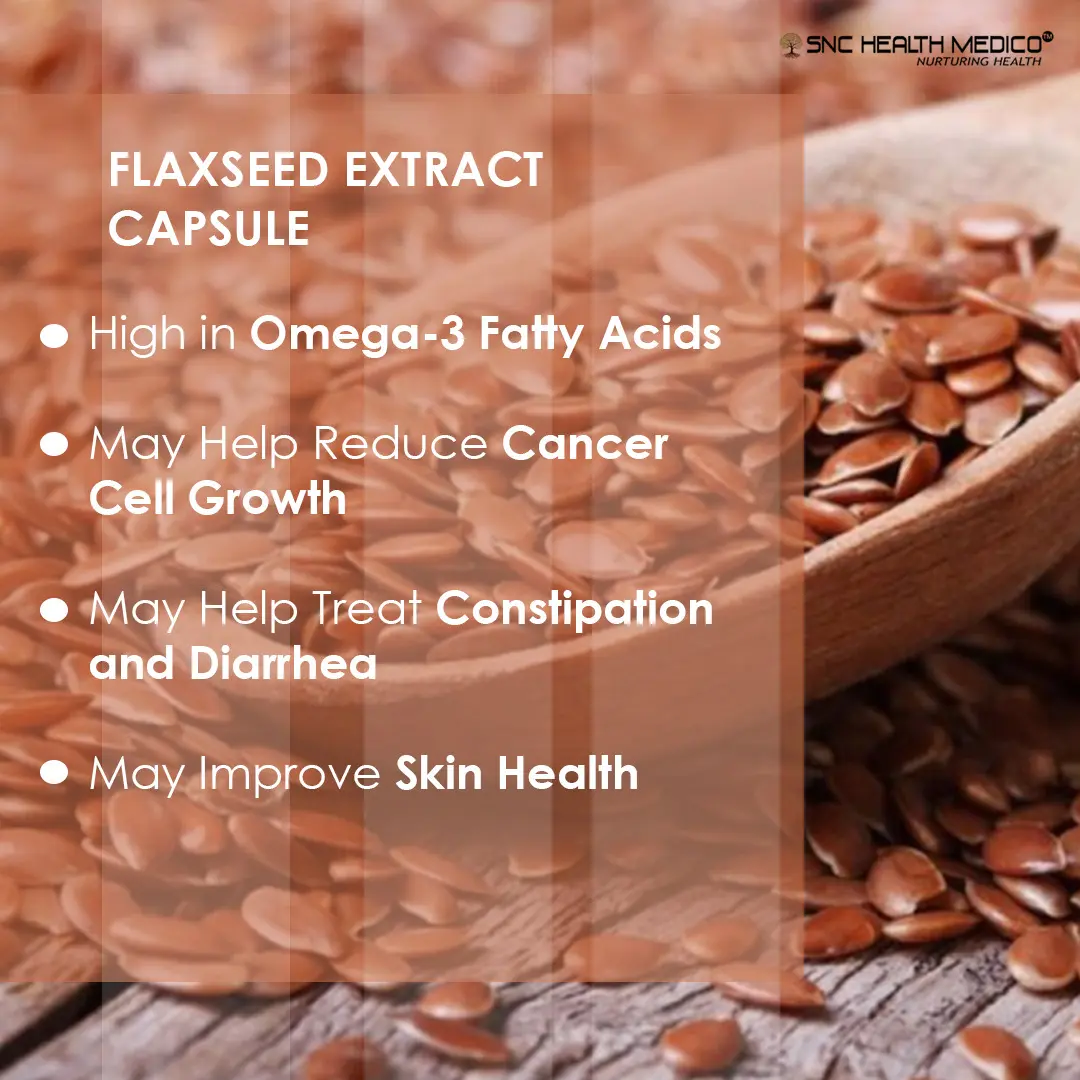 FLAXSEED EXTRACT 4 Flax seeds capsules - Image 2
